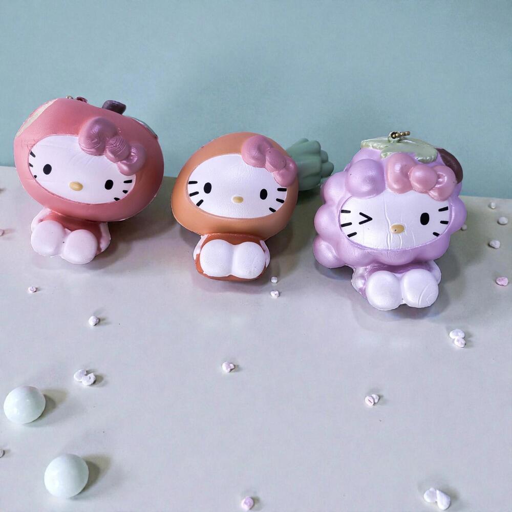 Sanrio Squishies Hello Kitty Keychains, 2019